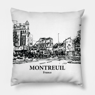 Montreuil - France Pillow
