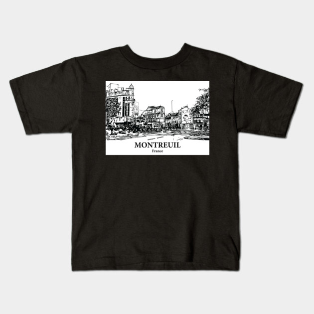 Montreuil - France Kids T-Shirt by Lakeric