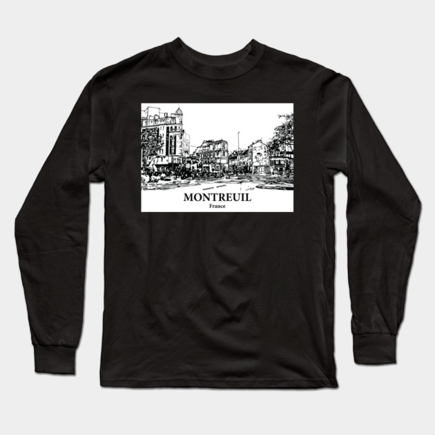 Montreuil - France Long Sleeve T-Shirt by Lakeric