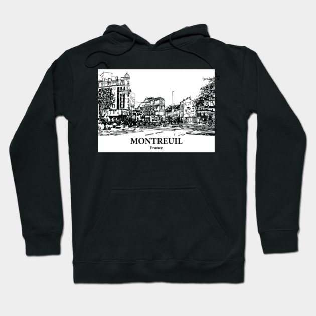 Montreuil - France Hoodie by Lakeric