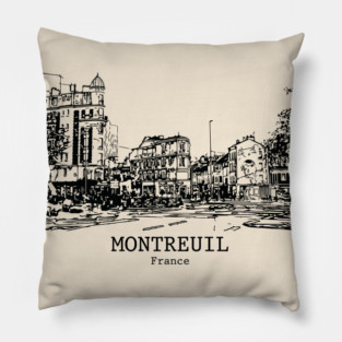 Montreuil - France Pillow