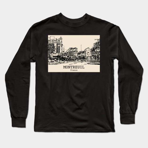 Montreuil - France Long Sleeve T-Shirt by Lakeric