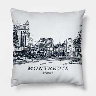 Montreuil - France Pillow