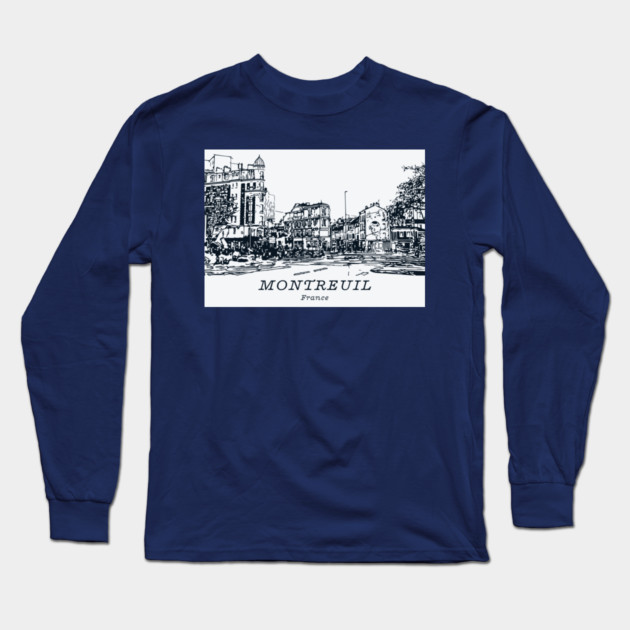 Montreuil - France Long Sleeve T-Shirt by Lakeric