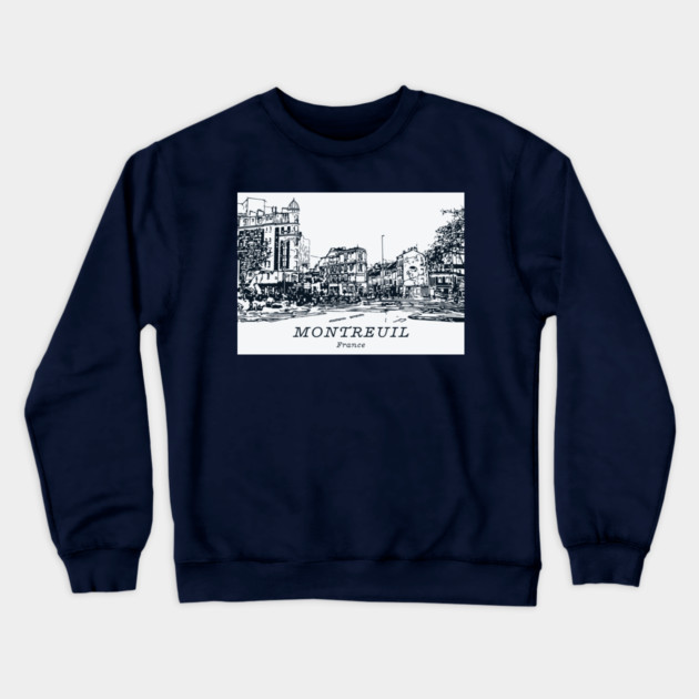 Montreuil - France Crewneck Sweatshirt by Lakeric