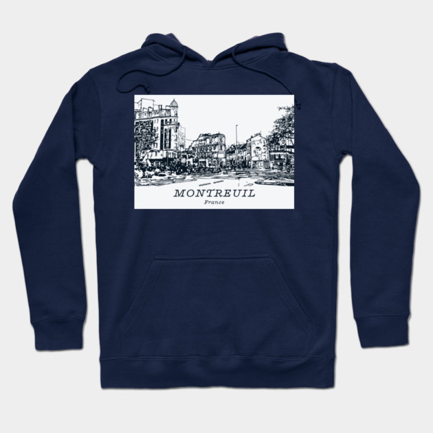 Montreuil - France Hoodie by Lakeric