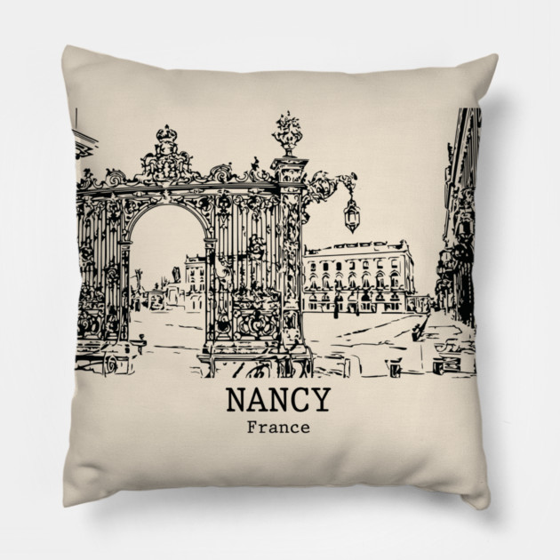Nancy - France Pillow by Lakeric