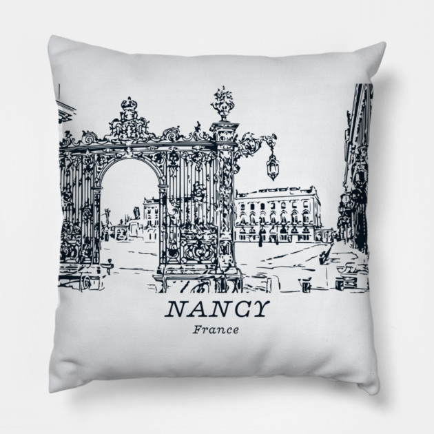 Nancy - France Pillow by Lakeric