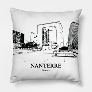 Nanterre - France Pillow