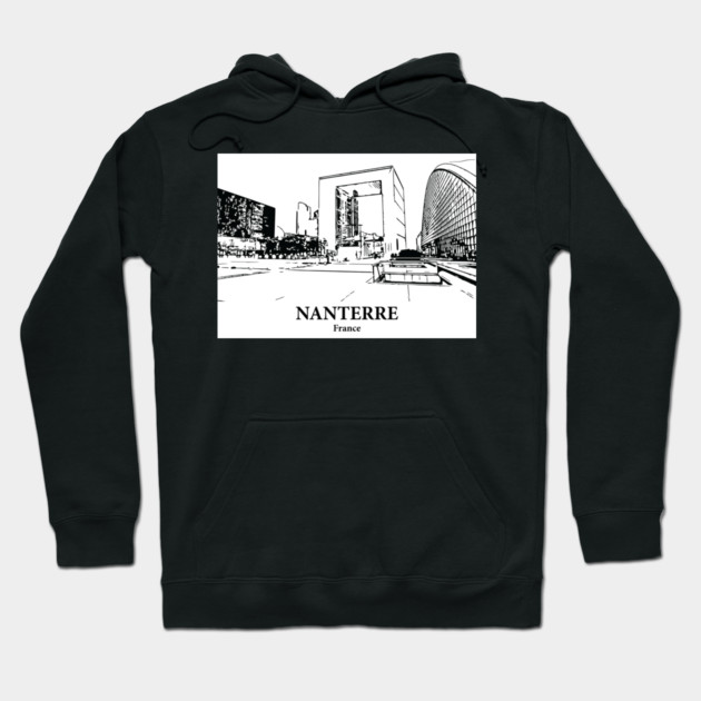Nanterre - France Hoodie by Lakeric