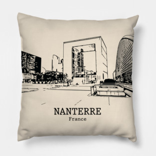 Nanterre - France Pillow