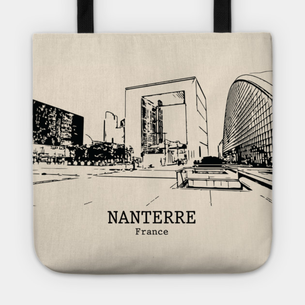 Nanterre - France Tote by Lakeric
