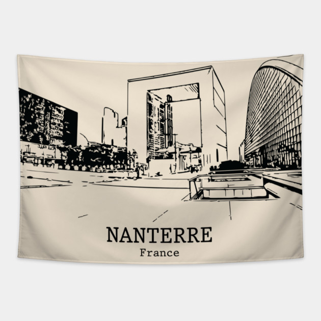 Nanterre - France Tapestry by Lakeric
