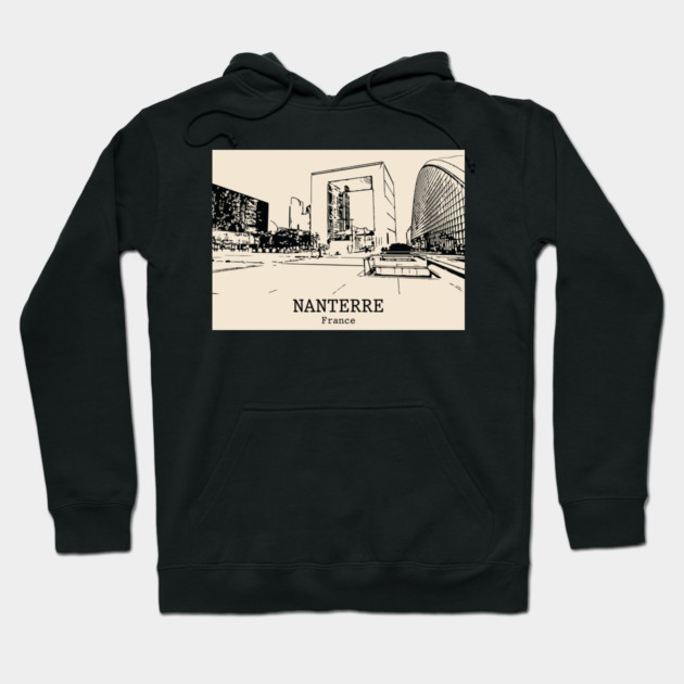 Nanterre - France Hoodie by Lakeric