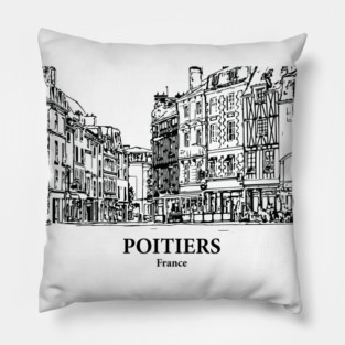 Poitiers - France Pillow