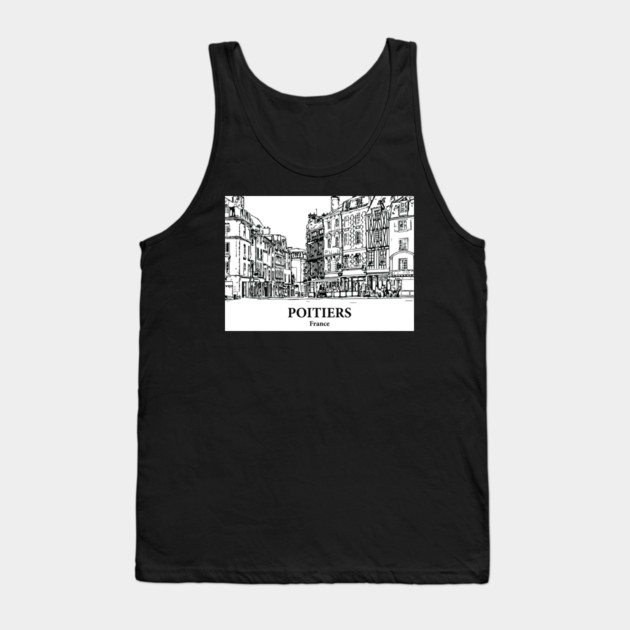 Poitiers - France Tank Top by Lakeric