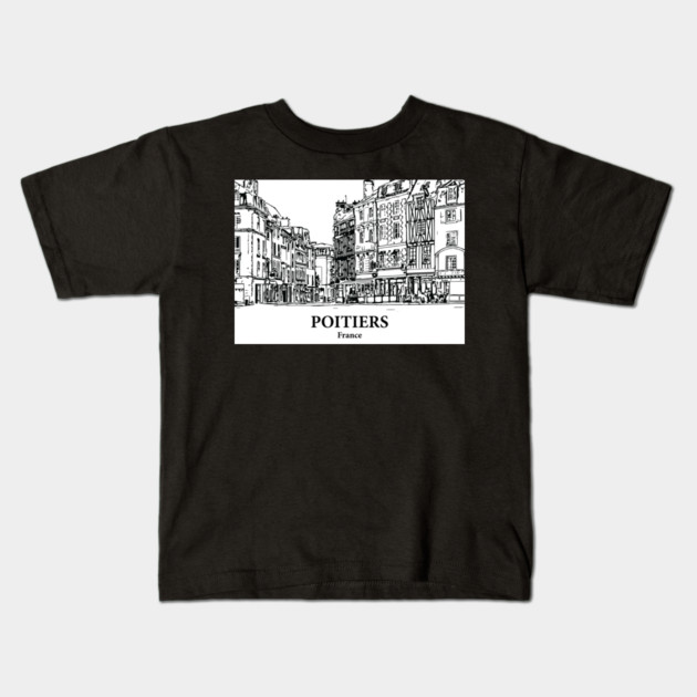 Poitiers - France Kids T-Shirt by Lakeric