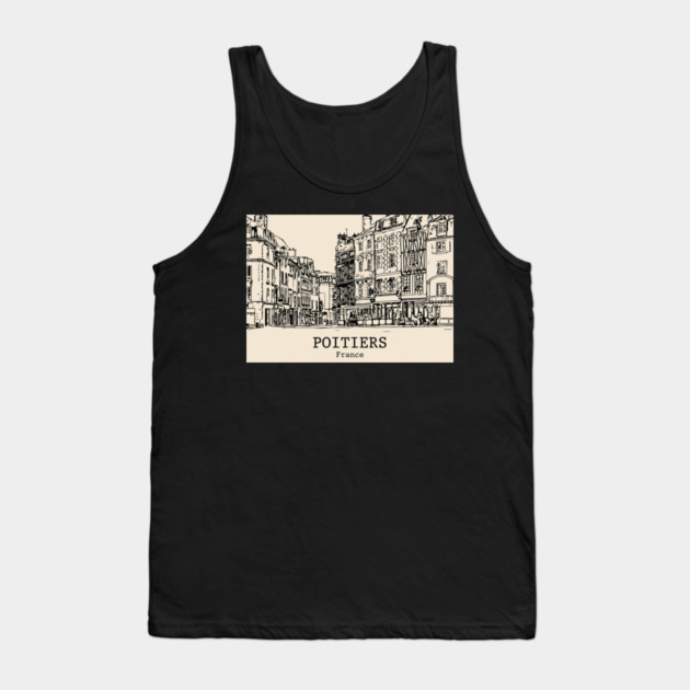 Poitiers - France Tank Top by Lakeric