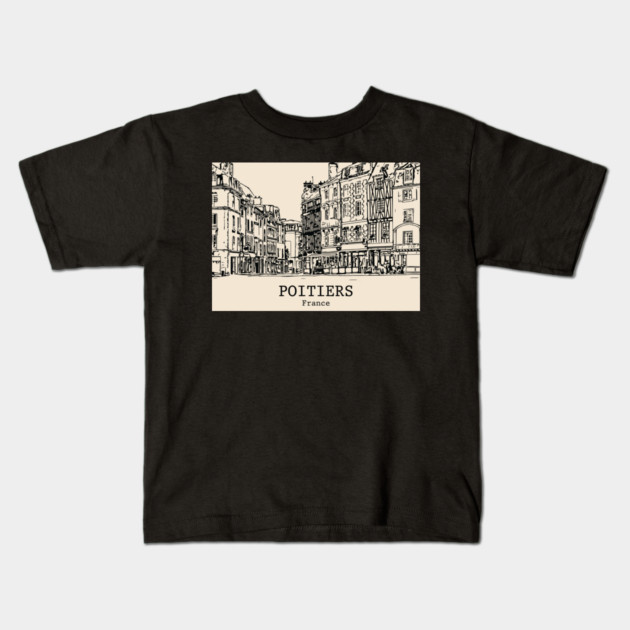 Poitiers - France Kids T-Shirt by Lakeric