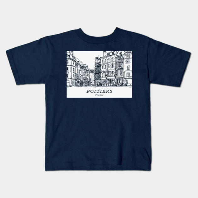 Poitiers - France Kids T-Shirt by Lakeric