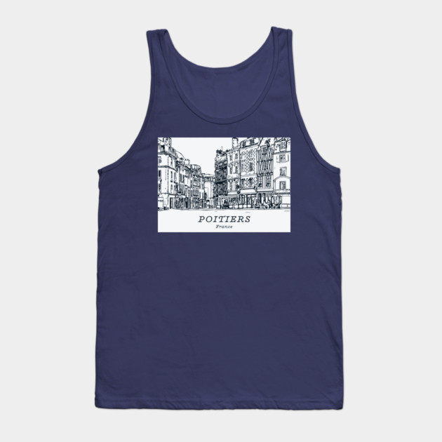 Poitiers - France Tank Top by Lakeric