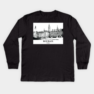 Roubaix - France Kids Long Sleeve T-Shirt