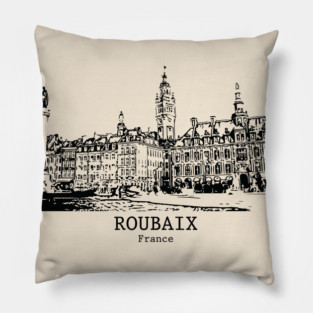Roubaix - France Pillow