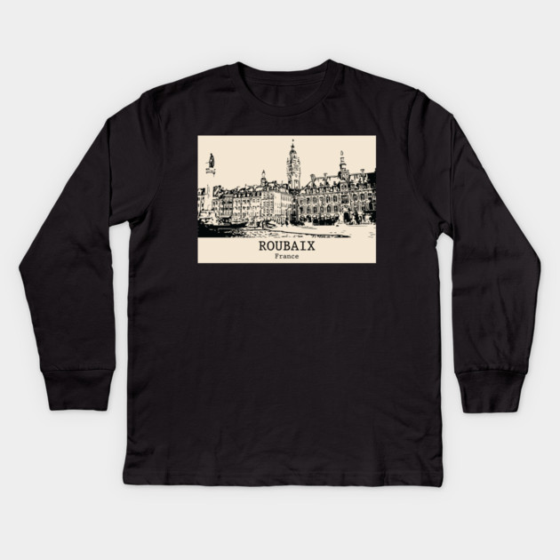 Roubaix - France Kids Long Sleeve T-Shirt by Lakeric