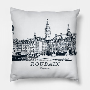 Roubaix - France Pillow