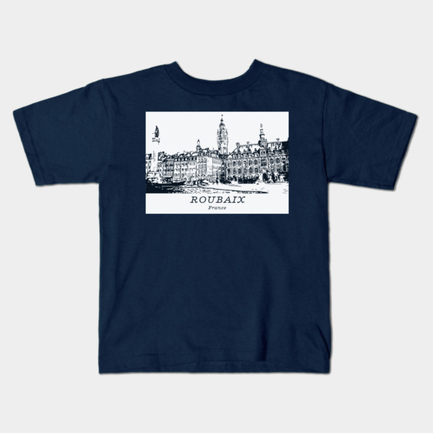 Roubaix - France Kids T-Shirt by Lakeric