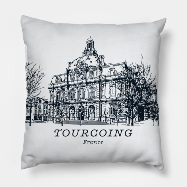 Tourcoing - France Pillow by Lakeric