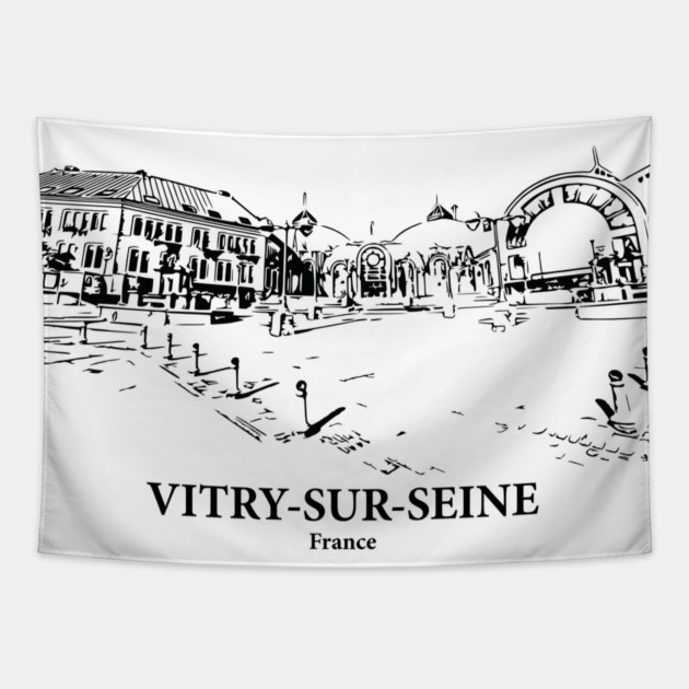 Vitry-sur-Seine - France Tapestry by Lakeric