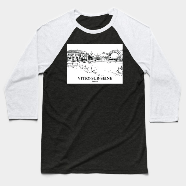 Vitry-sur-Seine - France Baseball T-Shirt by Lakeric