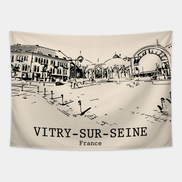 Vitry-sur-Seine - France Tapestry by Lakeric