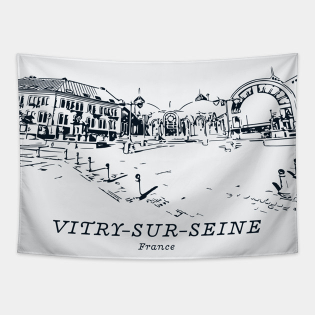 Vitry-sur-Seine - France Tapestry by Lakeric