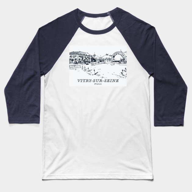 Vitry-sur-Seine - France Baseball T-Shirt by Lakeric