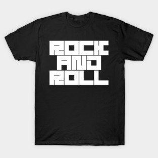 rock and roll logo design T-Shirt