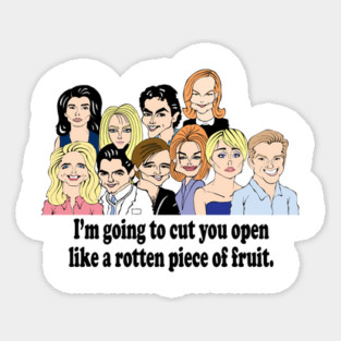 MELROSE PLACE FAN ART Sticker