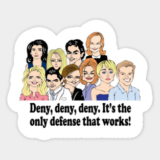MELROSE PLACE FAN ART Sticker