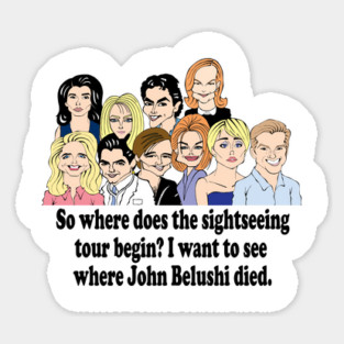 MELROSE PLACE FAN ART Sticker