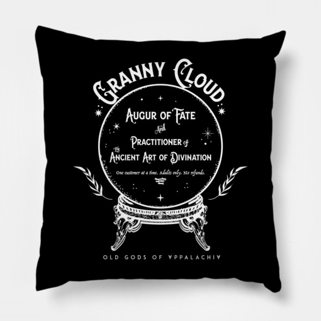 Granny Cloud Pillow by Old Gods of Appalachia
