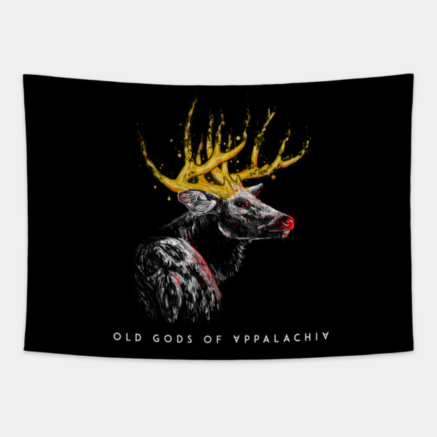 Ho Ho Hornèd Head Tapestry by Old Gods of Appalachia