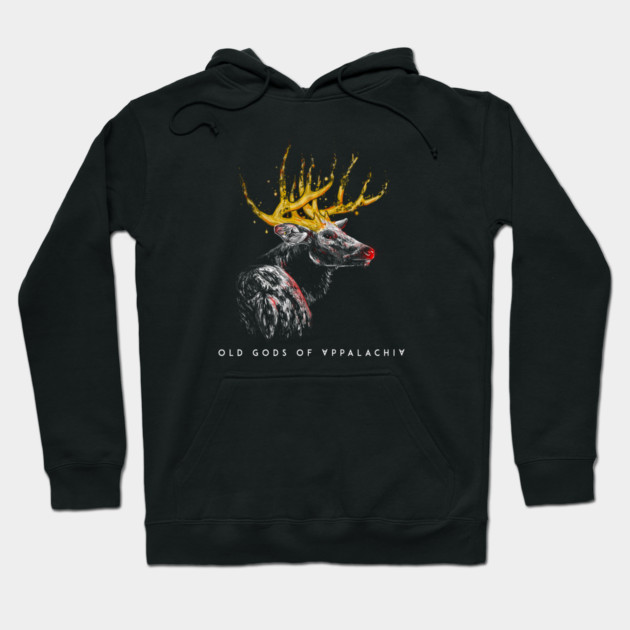 Ho Ho Hornèd Head Hoodie by Old Gods of Appalachia