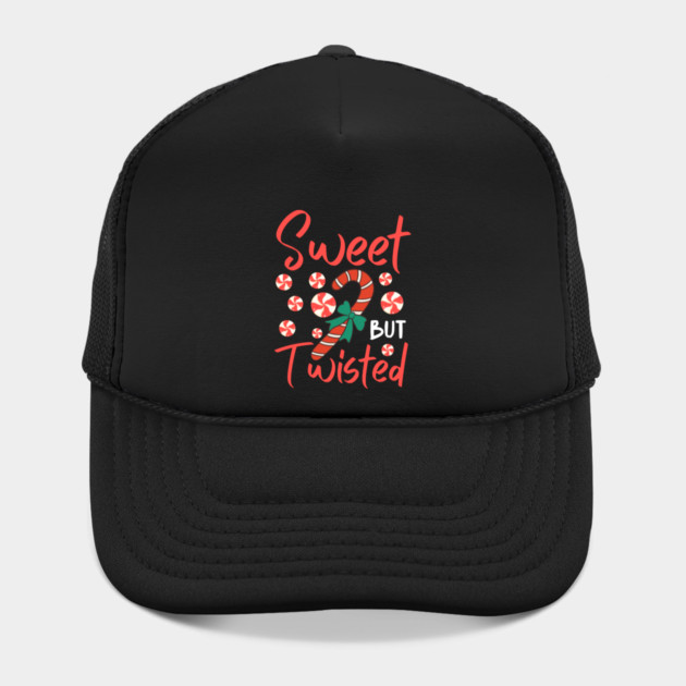 Sweet But Twisted Candy Cane Christmas Aesthetic by Creatifly Graphic Tees