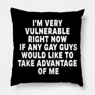 Inappropriate Humor Pillow