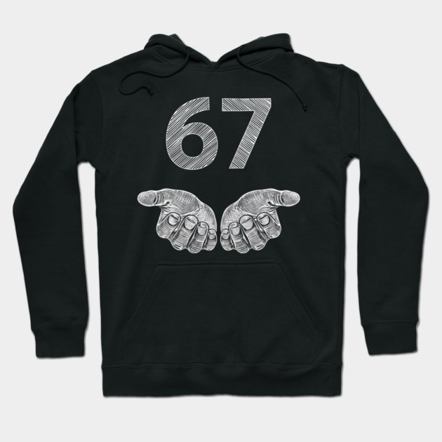 Funny Six Seven 6 7 Meme Gen Alpha Slang 6 7 Hands Hoodie by ArtistTee ⭐⭐⭐⭐⭐