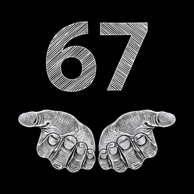 Funny Six Seven 6 7 Meme Gen Alpha Slang 6 7 Hands by ArtistTee ⭐⭐⭐⭐⭐