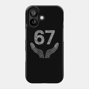 Funny-Six-Seven-6-7-Meme-Gen-Alpha-Slang Phone Case