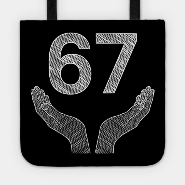 Funny-Six-Seven-6-7-Meme-Gen-Alpha-Slang Tote by ArtistTee ⭐⭐⭐⭐⭐