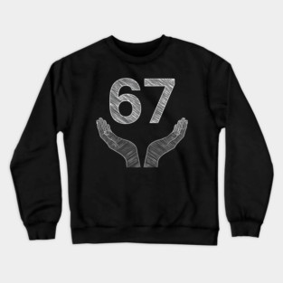 Funny-Six-Seven-6-7-Meme-Gen-Alpha-Slang Crewneck Sweatshirt